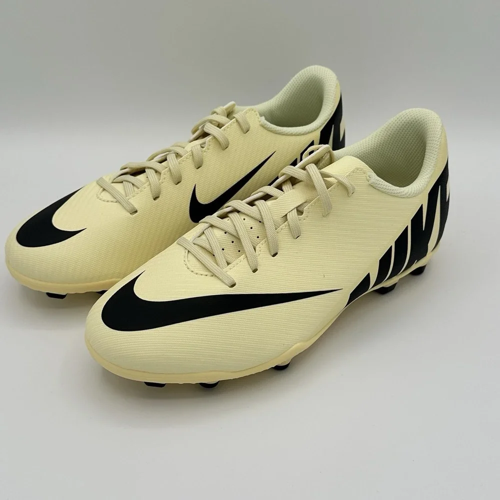 Nike Mercurial Zoom Vapor 15 Club FG Lemonade Cleats DJ5958-700 Youth Sz 5.5/ 7W